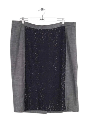 Jupe Marina Rinaldi Gris en Coton, taille 4XL - Seconde Main