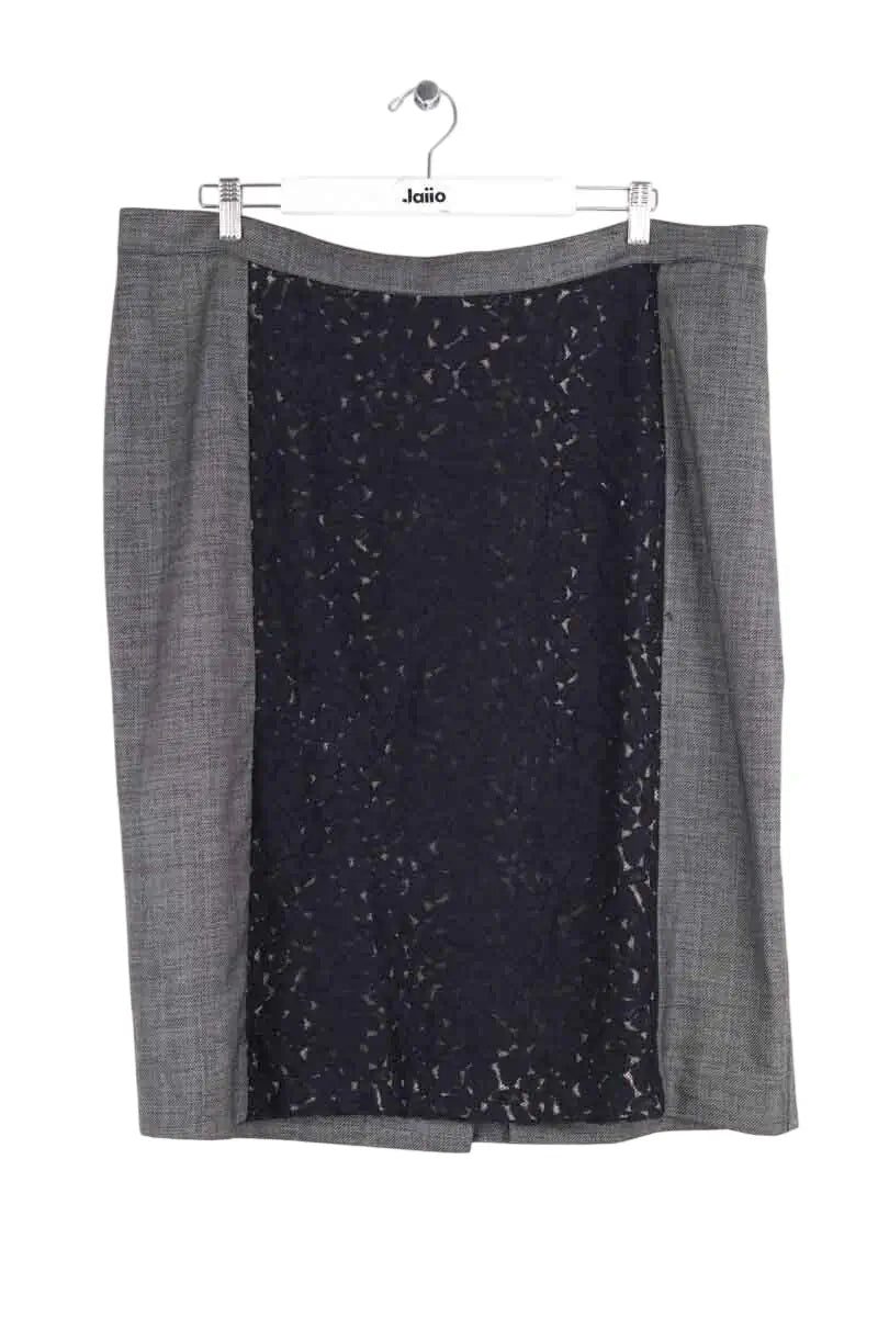 Jupe Marina Rinaldi Gris en Coton, taille 4XL - Seconde Main