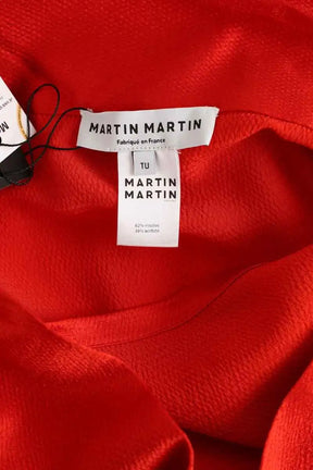 Jupe Martin Martin Rouge en Viscose