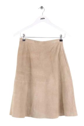 Jupe Max & Moi Beige en Daim, taille S - Seconde Main