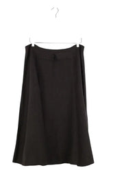 Jupe Max Mara Noir en Lin, taille XXL - Seconde Main