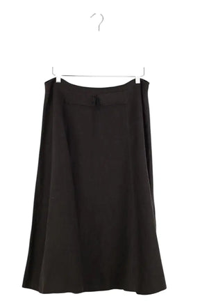 Jupe Max Mara Noir en Lin, taille XXL - Seconde Main
