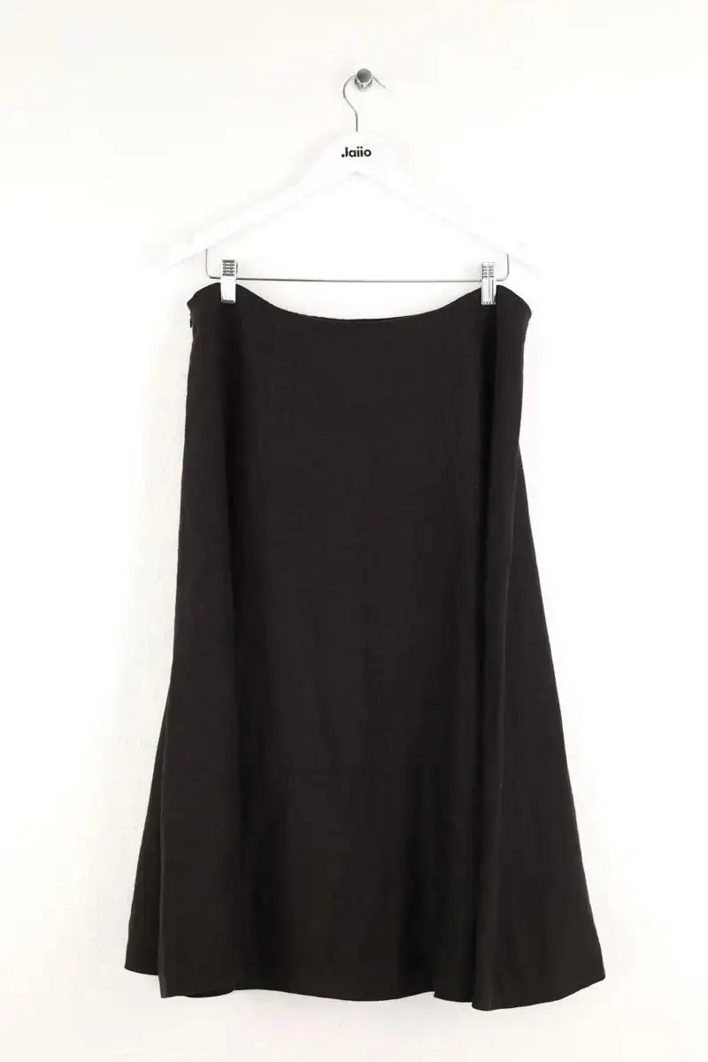Jupe Max Mara Noir en Lin