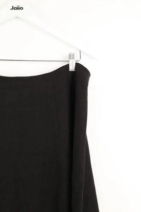 Jupe Max Mara Noir en Lin