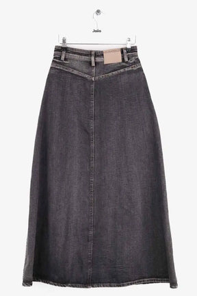 Jupe Mes Demoiselles Gris en Coton