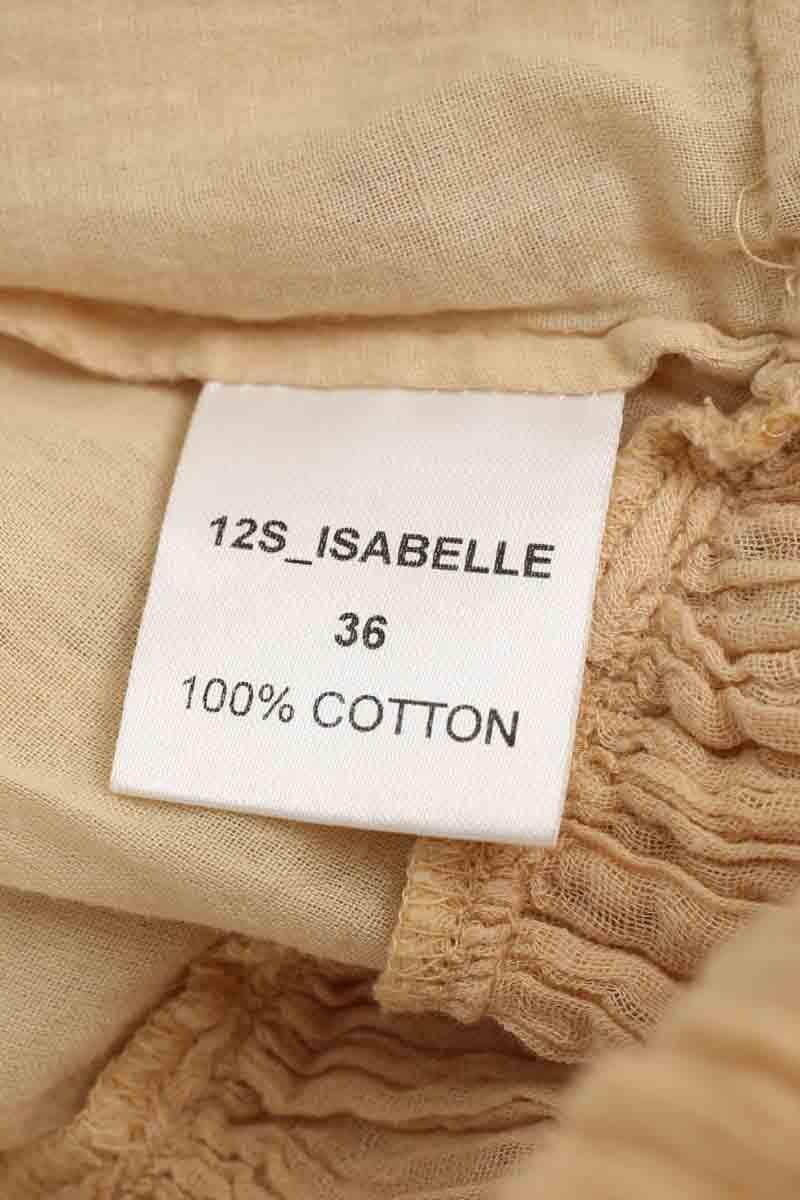 Jupe Mes Demoiselles Isabelle Beige en Coton