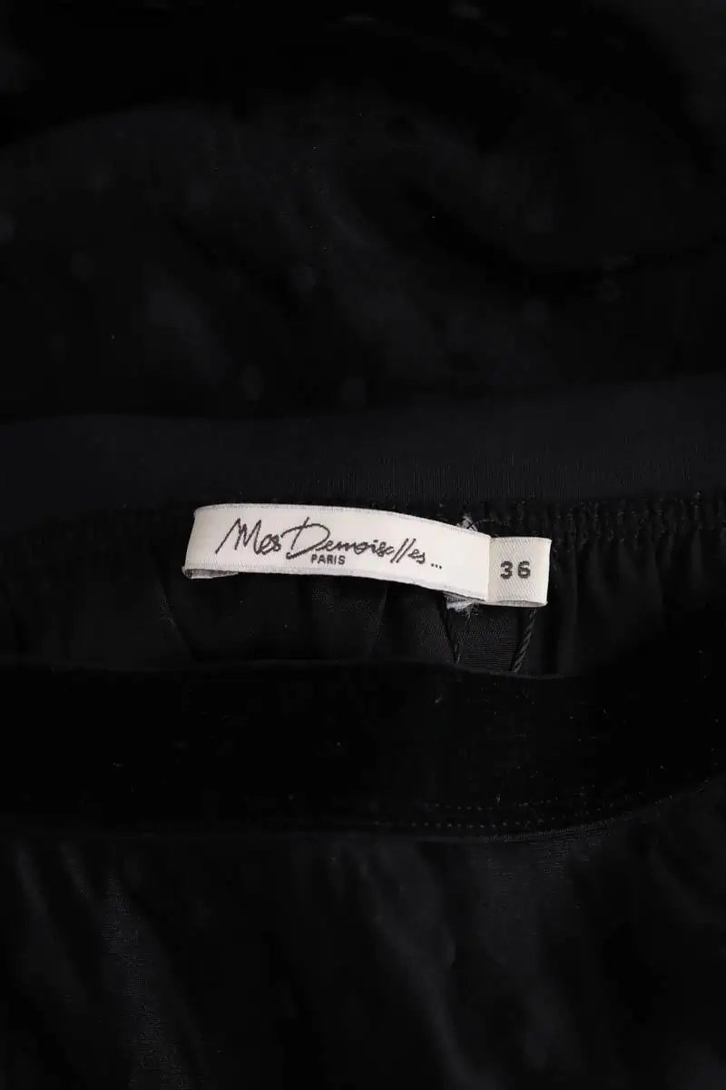 Jupe Mes Demoiselles Noir en Viscose