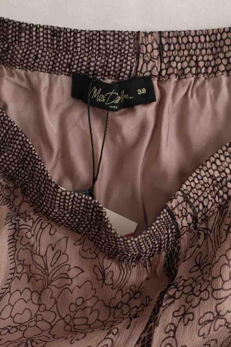 Jupe Mes Demoiselles Rose en Viscose