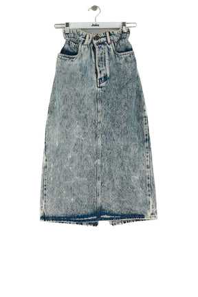 Jupe Miu Miu Bleu en Coton, taille S - Seconde Main