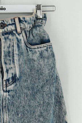 Jupe Miu Miu Bleu en Coton