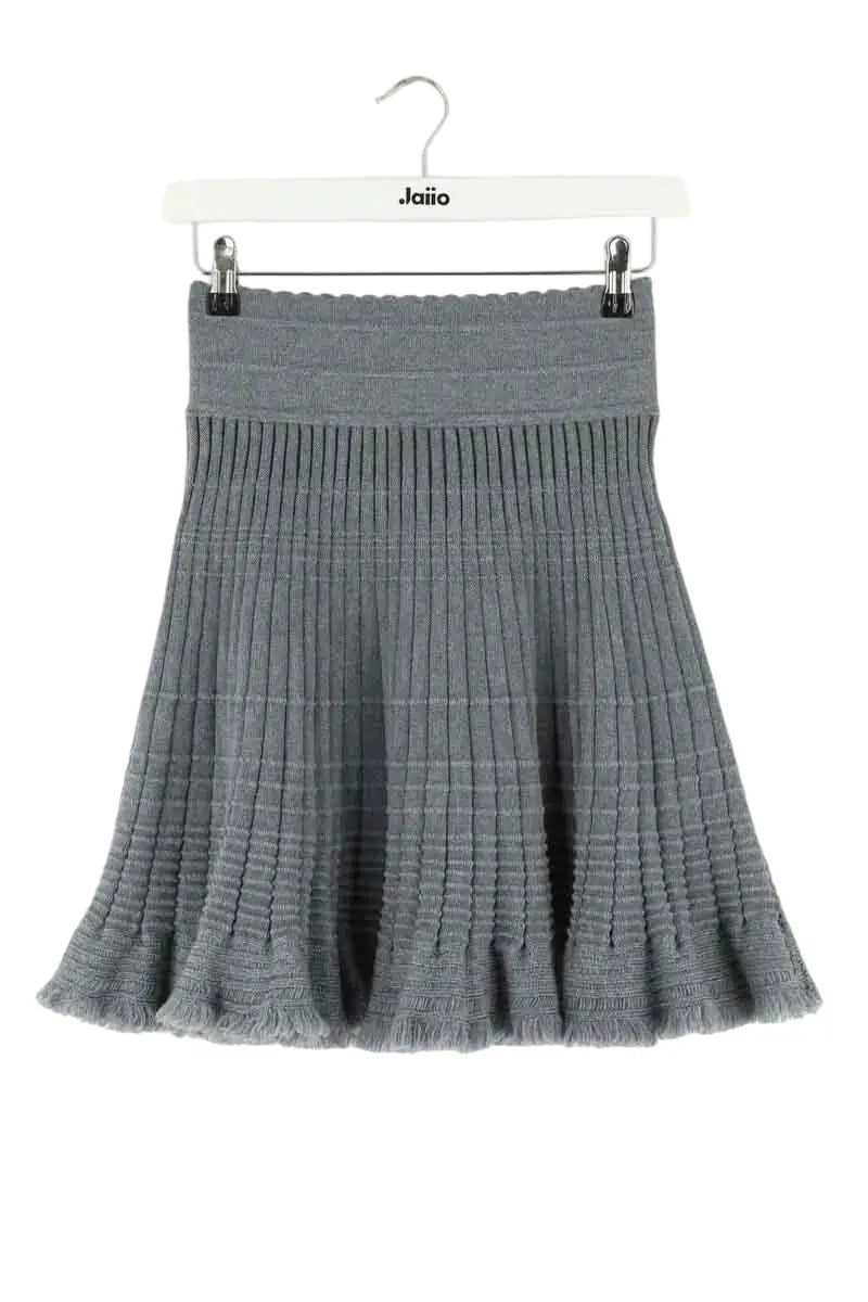 Jupe Molli Gris en Laine, taille S - Seconde Main
