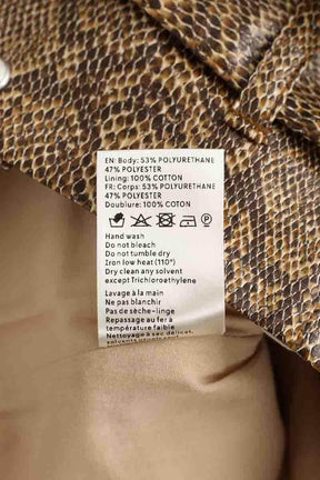 Jupe Nanushka Marron en Polyester