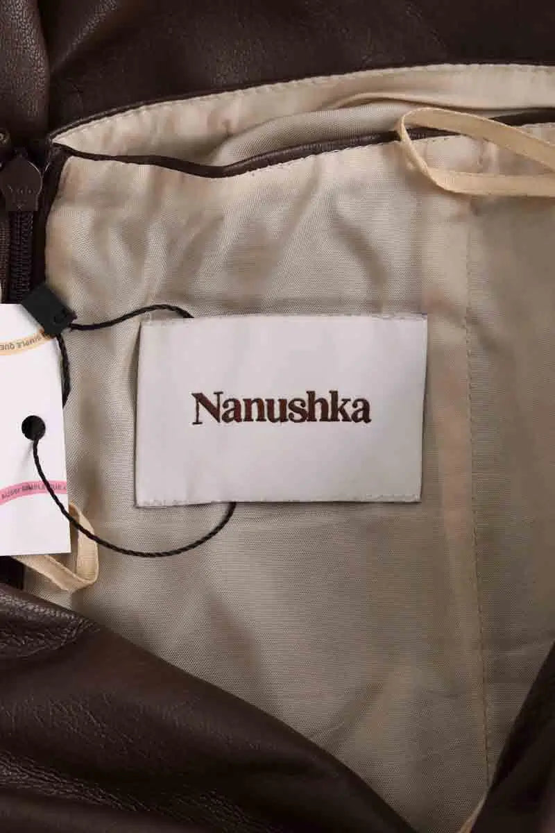Jupe Nanushka Marron en Synthétique
