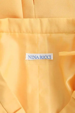 Jupe Nina Ricci Jaune en Polyester