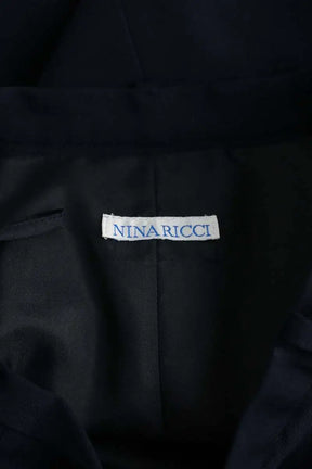 Jupe Nina Ricci Marine en Polyester