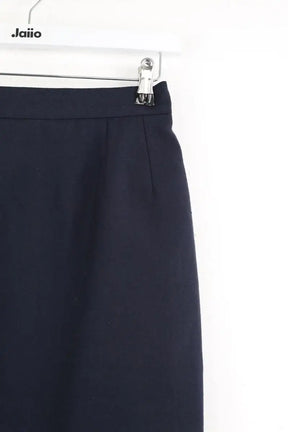 Jupe Nina Ricci Marine en Polyester