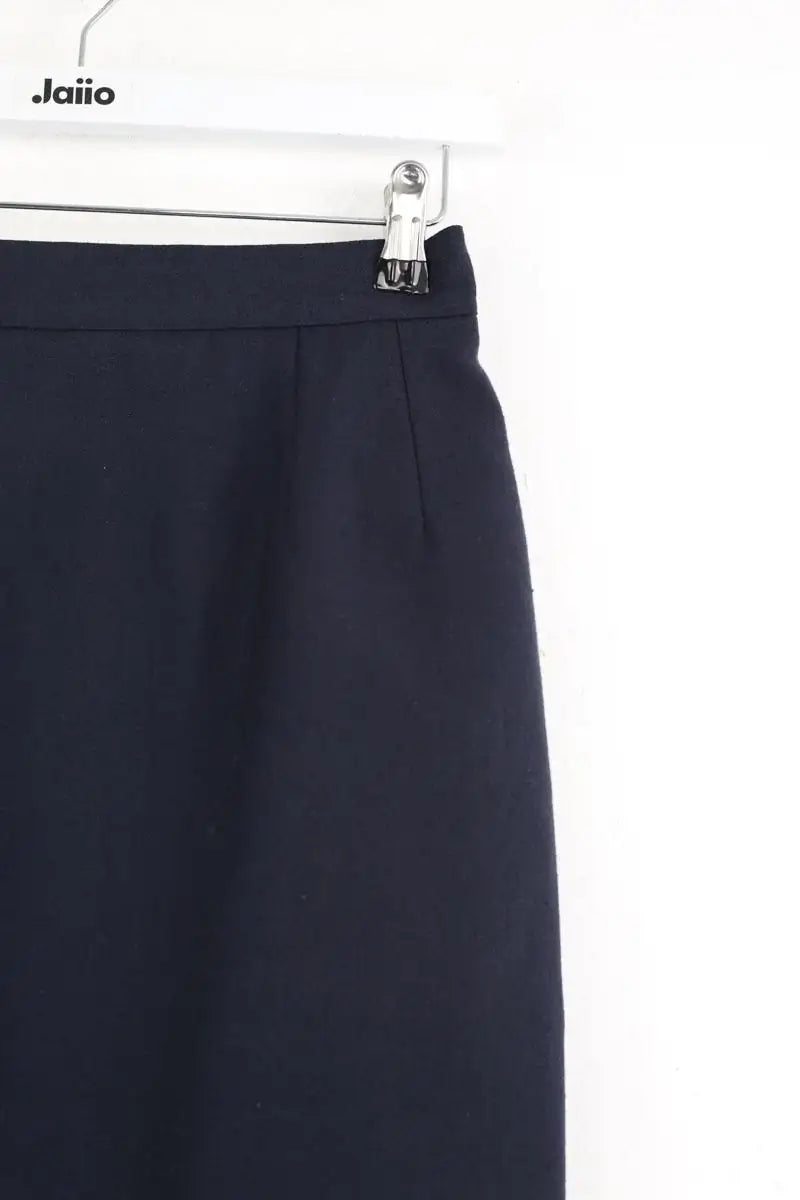 Jupe Nina Ricci Marine en Polyester