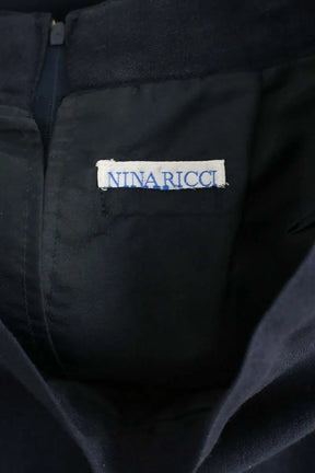Jupe Nina Ricci Marine en Polyester