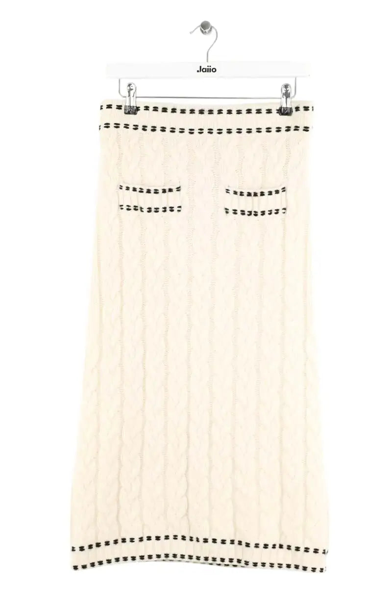 Jupe Notshy Blanc en Cachemire, taille M - Seconde Main