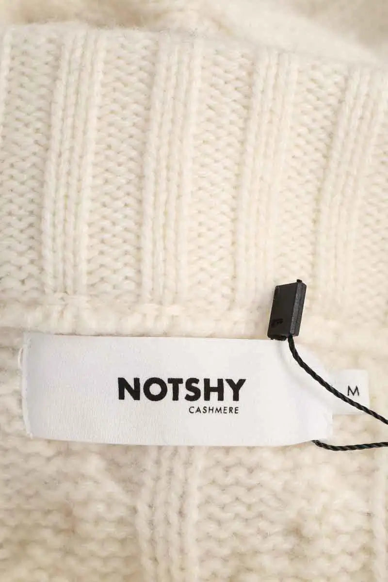 Jupe Notshy Blanc en Cachemire