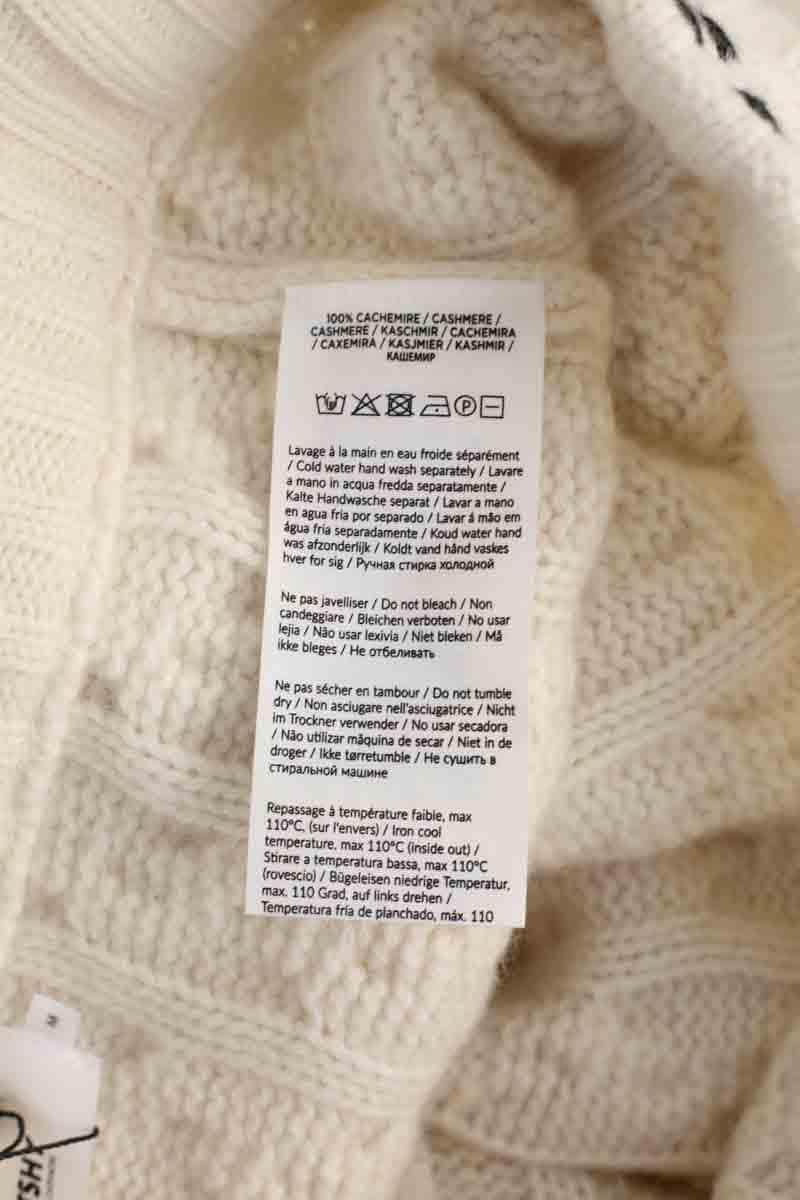 Jupe Notshy Blanc en Cachemire