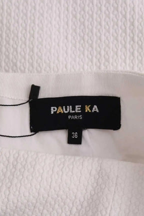 Jupe Paule Ka Blanc en Coton