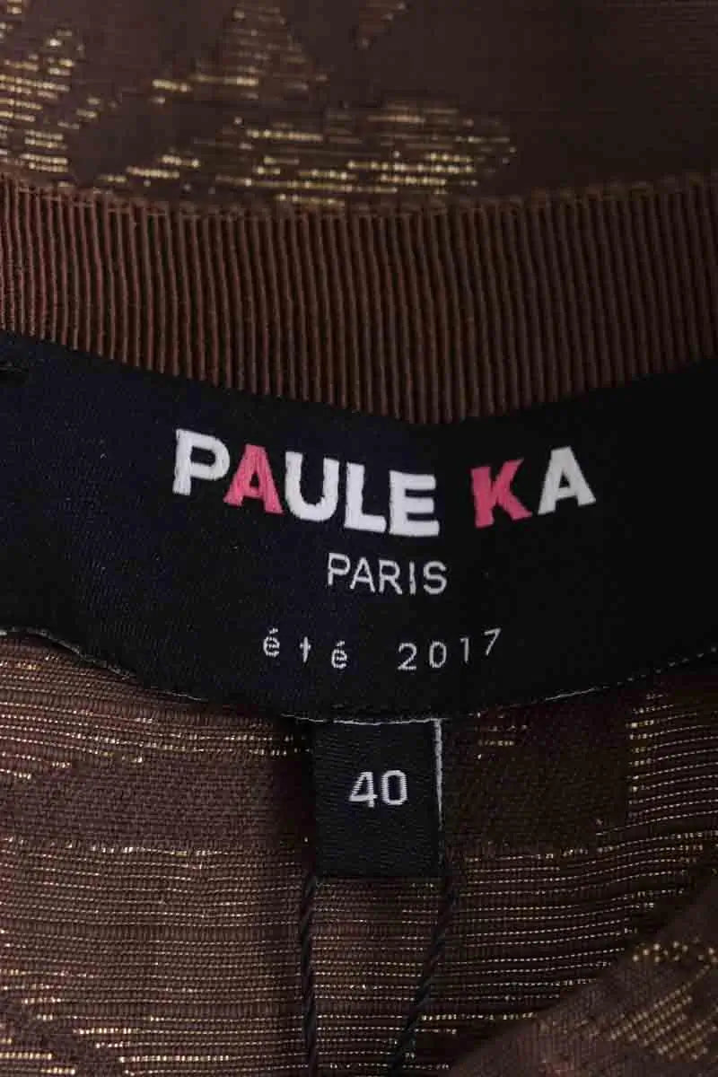Jupe Paule Ka Marron en Coton