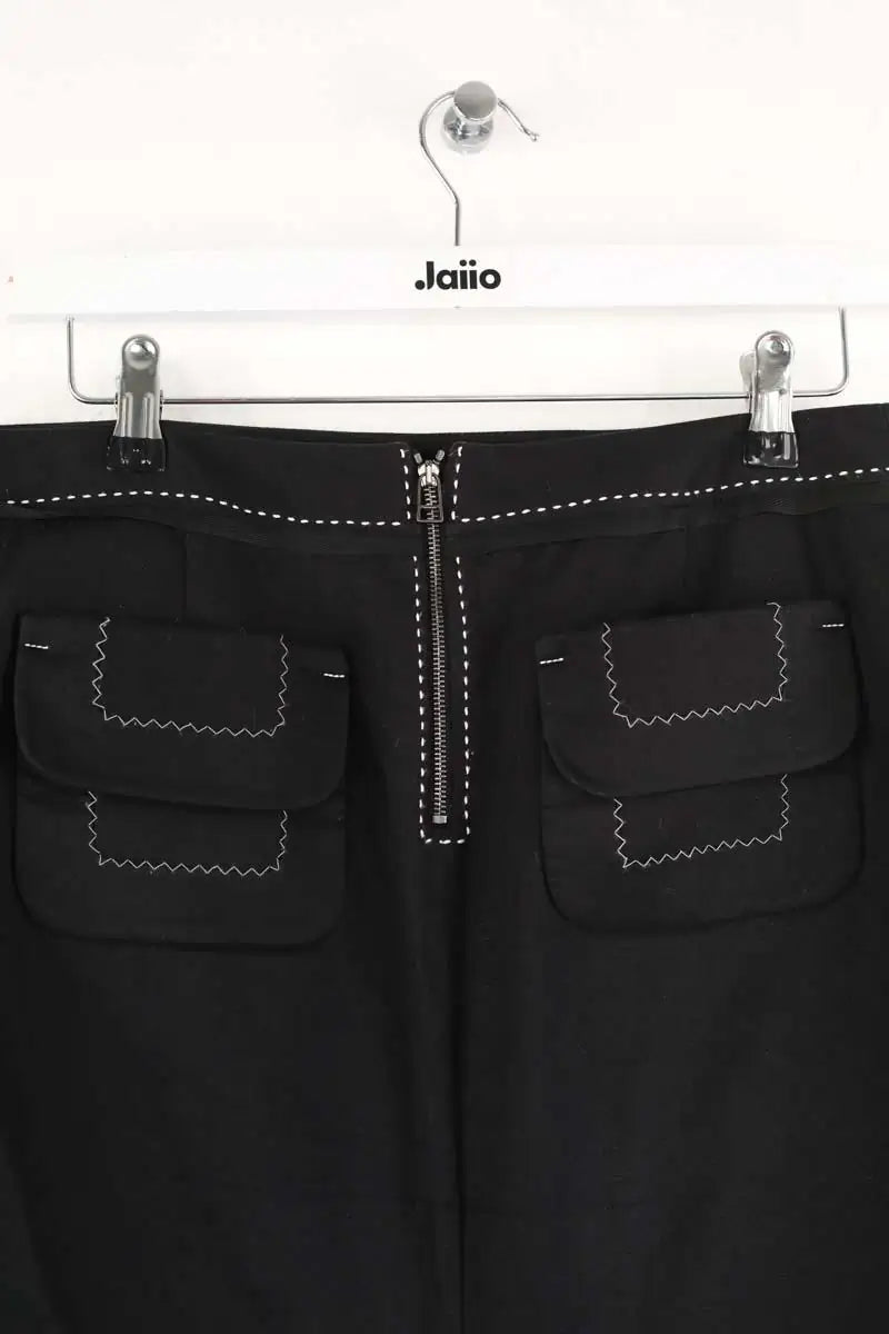 Jupe Paule Ka Noir en Coton