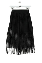 Jupe Pinko Noir en Coton, taille XS - Seconde Main