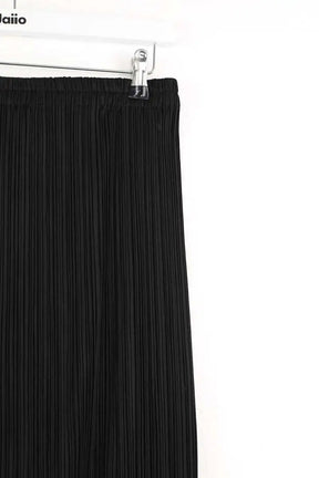 Jupe Pleats Please Noir en Synthétique