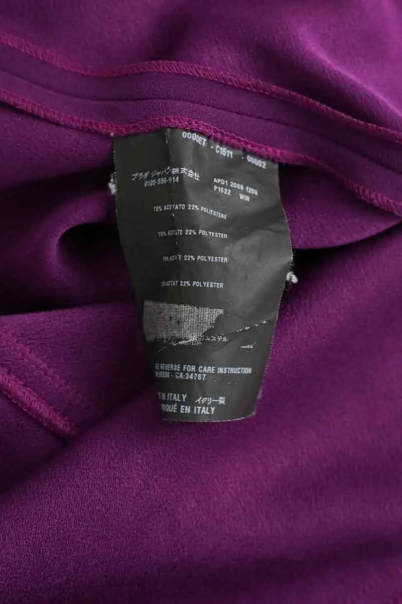 Jupe Prada Violet en Synthétique