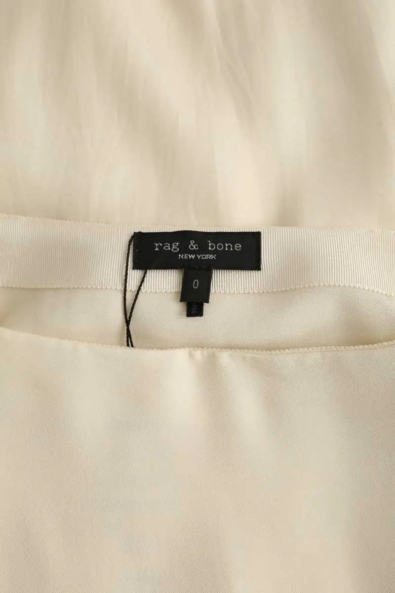 Jupe Rag & Bone Blanc en Soie
