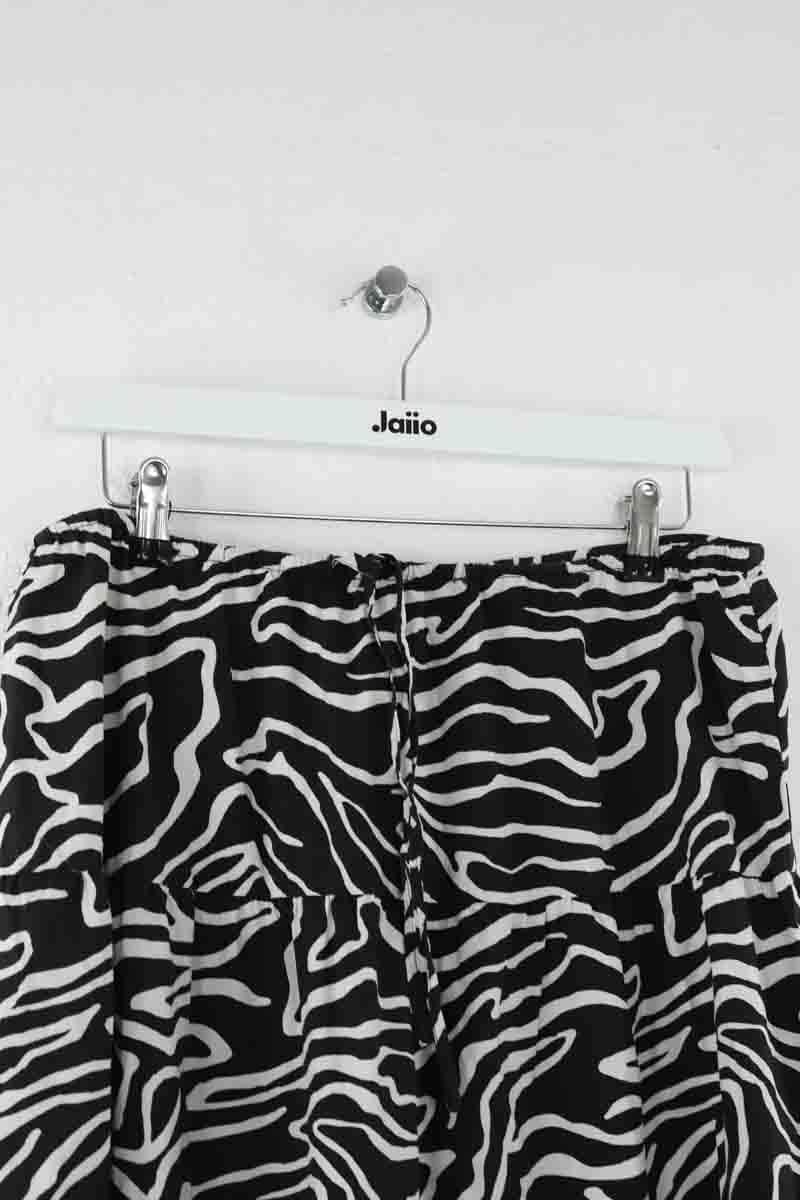 Jupe Rails Noir en Coton