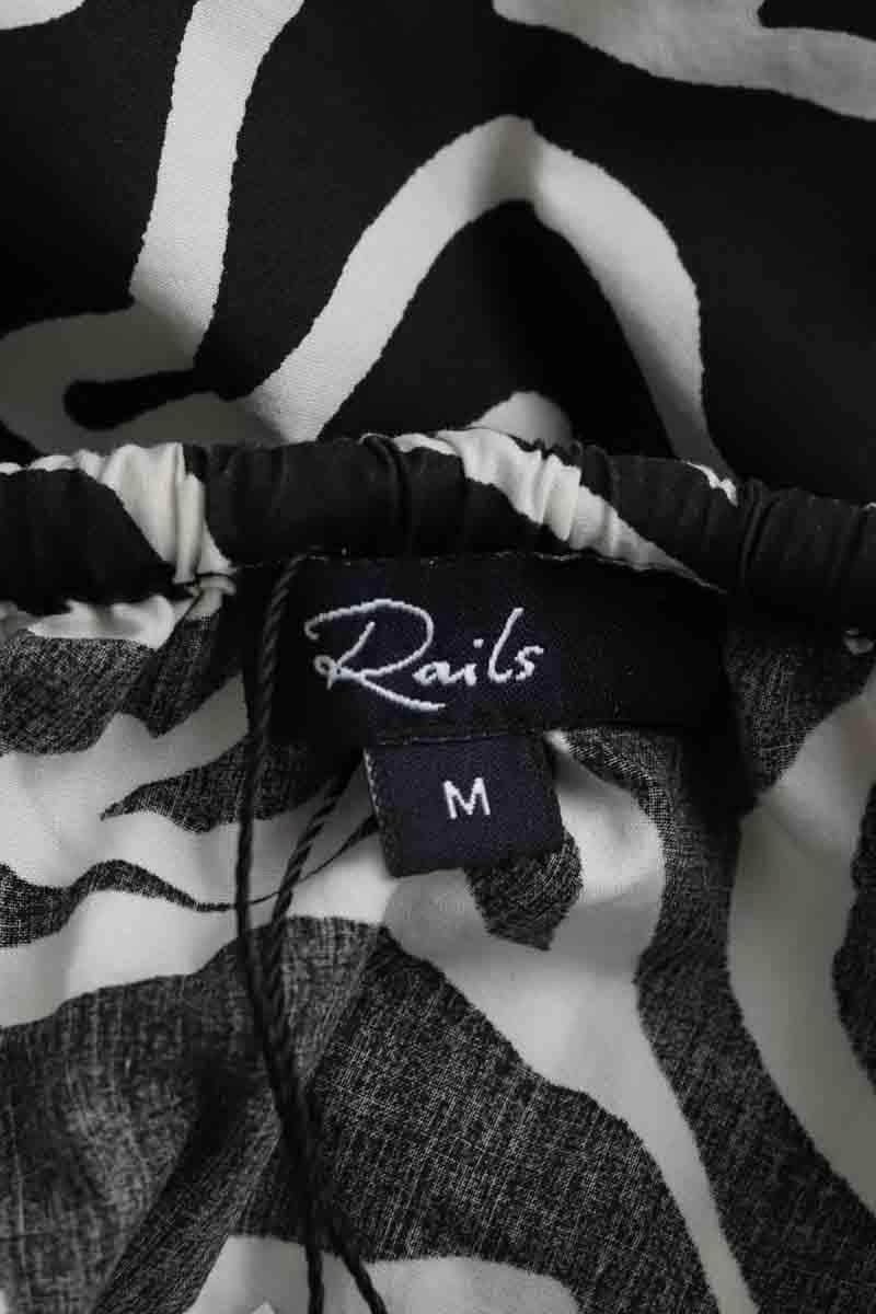Jupe Rails Noir en Coton
