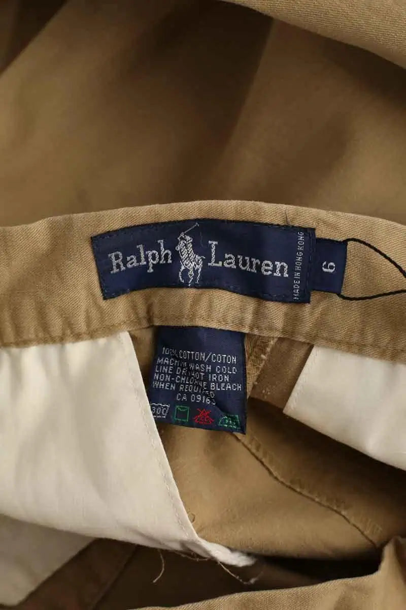 Jupe Ralph Lauren Kaki en Coton