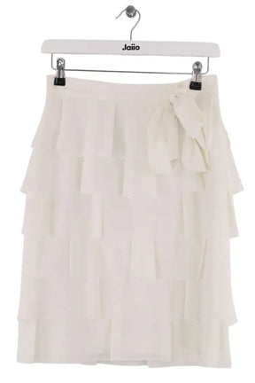 Jupe Red Valentino Blanc en Synthétique, taille S - Seconde Main