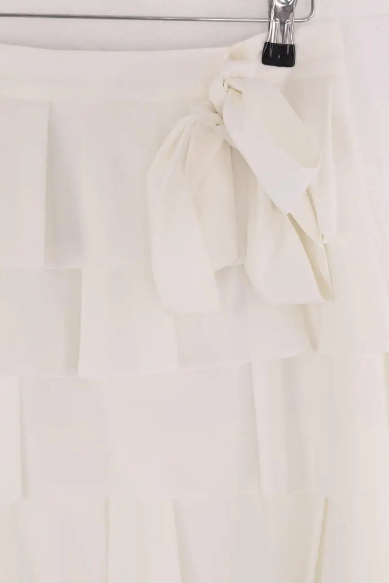 Jupe Red Valentino Blanc en Synthétique