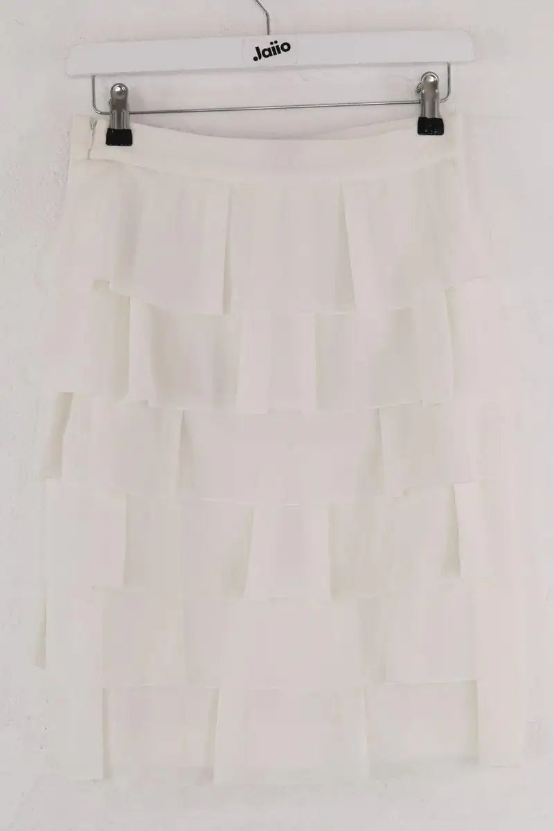 Jupe Red Valentino Blanc en Synthétique
