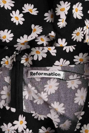 Jupe Reformation Noir en Synthétique