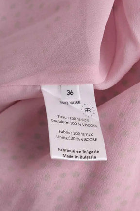 Jupe Roseanna Muse Rose en Soie