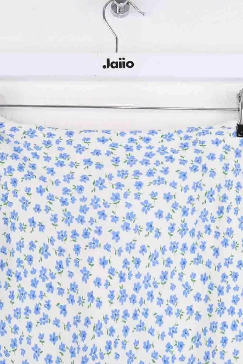Jupe Rouje Blanc en Viscose