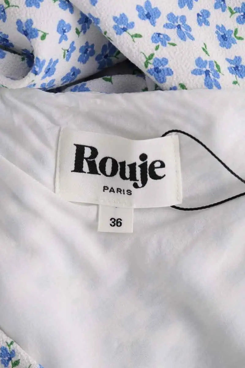 Jupe Rouje Blanc en Viscose