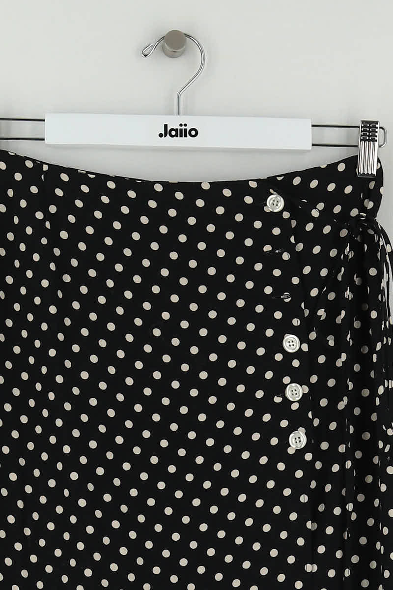 Jupe Rouje Noir en Viscose