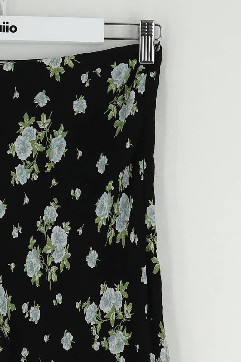 Jupe Rouje Noir en Viscose