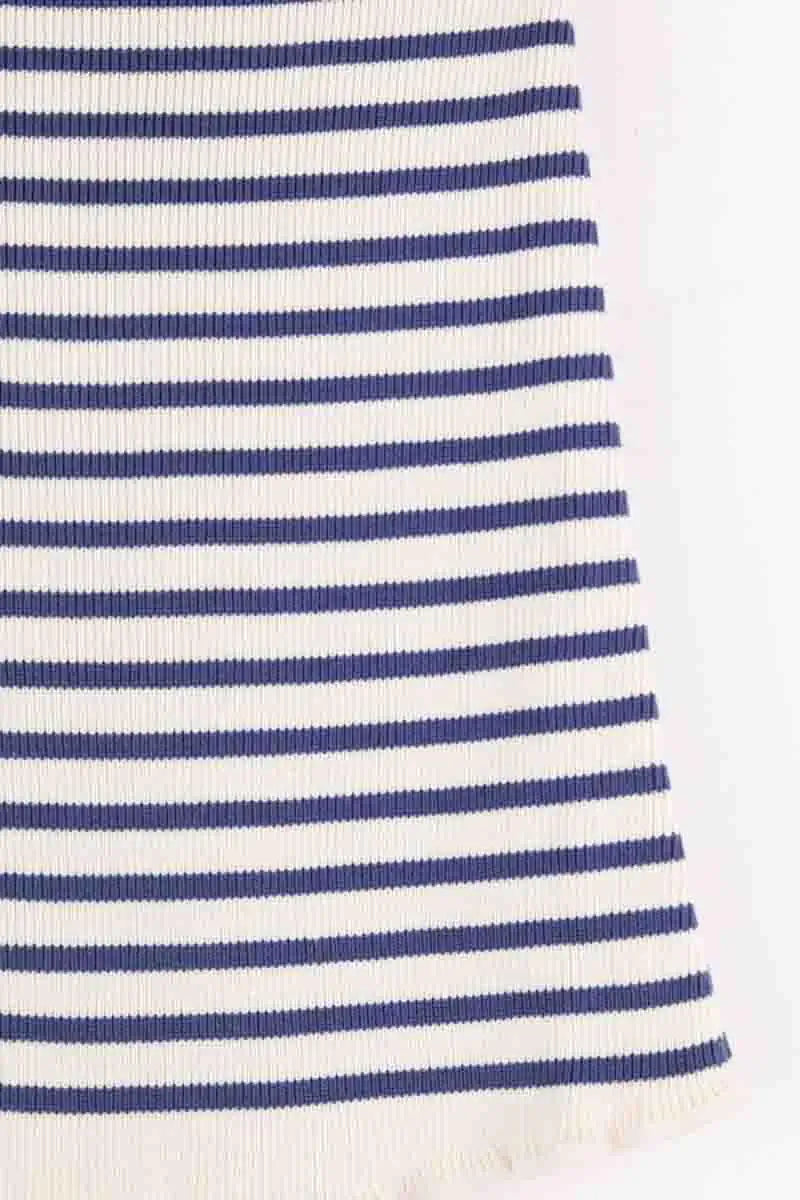Jupe Saaj Blanc en Coton