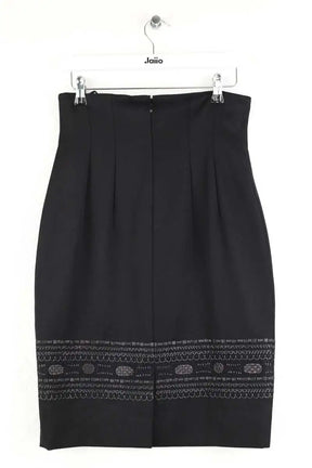 Jupe Saint Laurent Noir en Laine