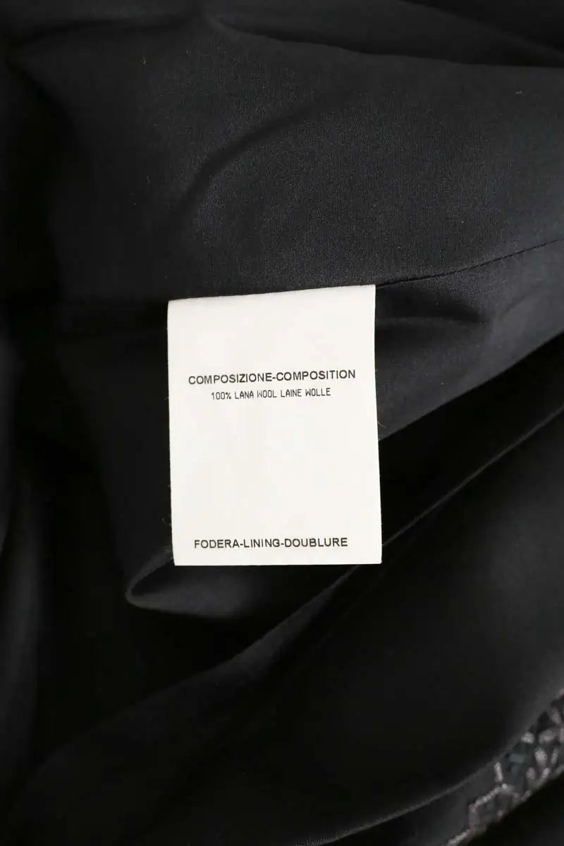 Jupe Saint Laurent Noir en Laine