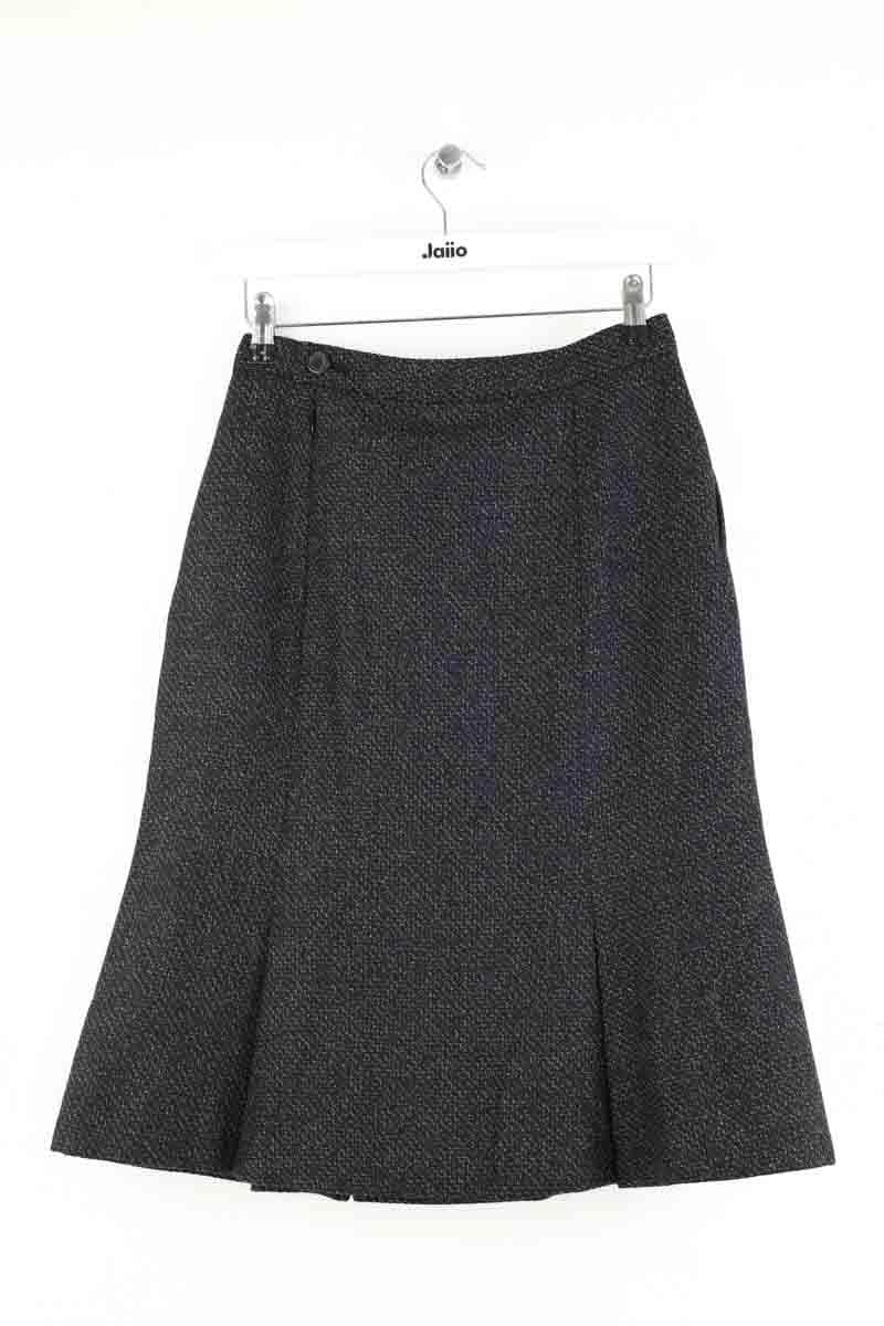 Jupe Saint Laurent Noir en Laine