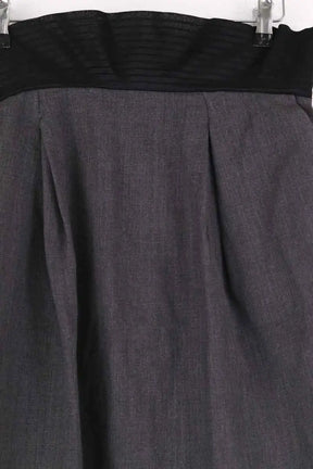 Jupe Sandro Anthracite en Laine
