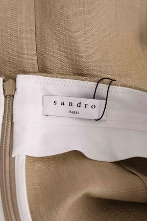 Jupe Sandro Beige en Coton